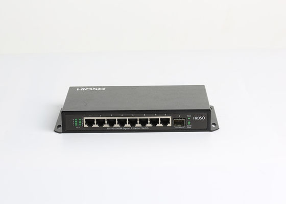 8 porti RJ45 di 1000M 1 commutatore di Gigabit Ethernet del porto di tratta in salita di 1000M SFP, commutatore del porto di SFP
