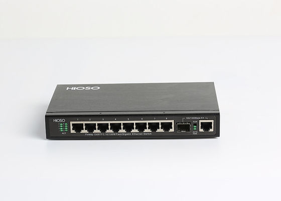 8 porti del commutatore 9 di Ethernet di 100M TP 1 100/1000M Combo Ports Gigabit