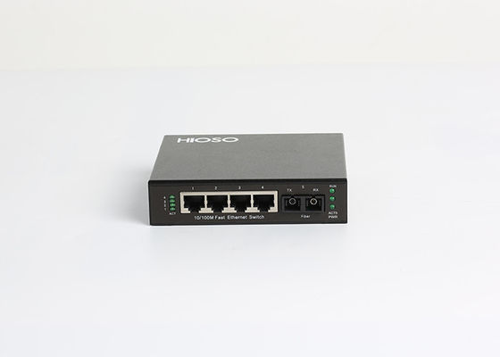 4 approvazione del commutatore ccc di 10/100M TP 1 100M FX Port Optical Ethernet