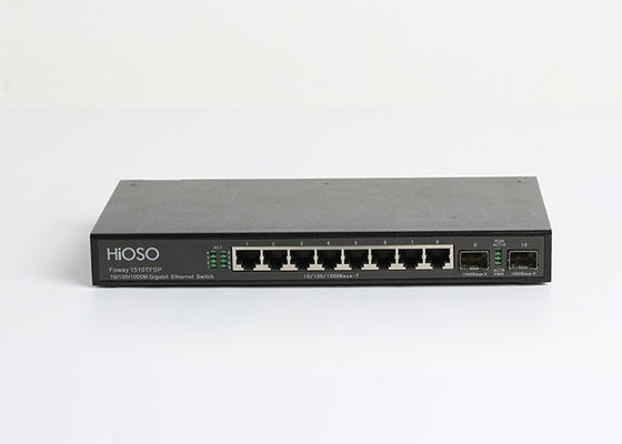 16K MAC Learning 8 porti del commutatore 10 della fibra di SFP dei porti di 1000M TP 2 1000M SFP