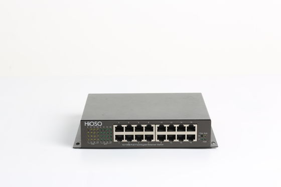 2Mbit commutatore a fibra ottica del porto di stoccaggio 10/100/1000M Tp Uplink Ports 16