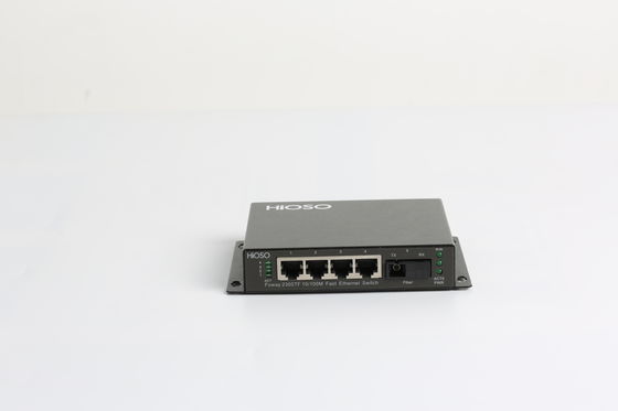 Commutatore di Access di Ethernet di HiOSO DC12V, commutatore industriale di Ethernet di 5 porti