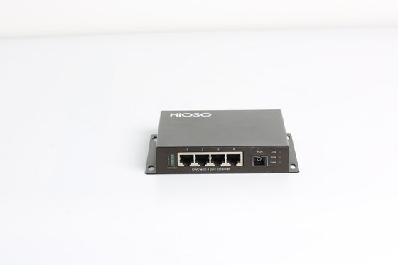 dispositivo di CC 12V 4 10/100M Ethernet Ports GPON ONU della trasmissione di 20km per FTTH OLT