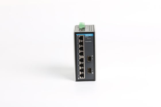Il ccc ha certificato il porto del commutatore 10 di Ethernet della ferrovia di baccano di Shell DC12V del metallo IP40