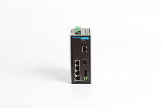 Commutatore di Ethernet della ferrovia di baccano di gigabit di 4 Rj45 porti dei porti 2 1000M SFP, commutatore diretto ferrovia di baccano