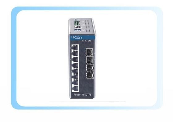 4 1000M SFP 8 porti del commutatore 12 di 10/100/1000M Ports Ethernet Rail