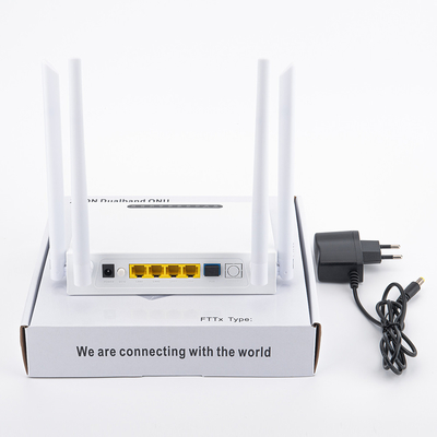 Custodia in plastica HiOSO Dual Band ONU 4GE WIFI XPON ONU per soluzione FTTH FTTO