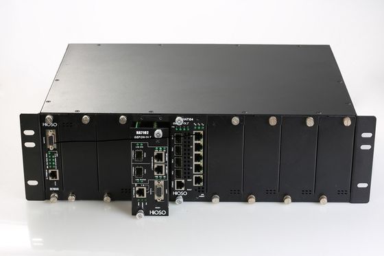 Telaio a 19 pollici di altezza 3U OLT della gestione integrata da 2 Pon a 32 Pon
