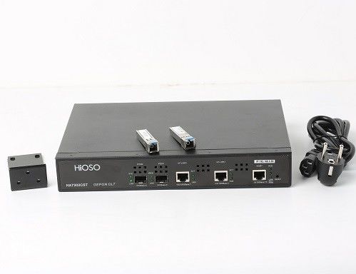 Gestione a fibra ottica di sostegno di attrezzatura dei porti della soluzione OLT EPON 2PON di FTTX