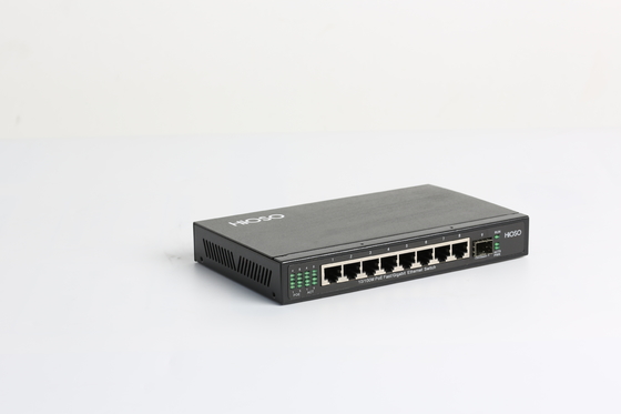 Porti della rete 8 del commutatore di Ethernet di Poe con un porto combinato DC48V da 1 gigabit